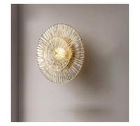 RKYRRKI Lausanne Post-Modern Home Decor for Living Room Background Wall Lamp Bedroom Light Fixtures Luxury Glass Corridor Aisle Sconces,Simple