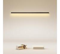 RKYRRKI Modern LED Strip Wall Lights - Simple Aluminum Sconce for Bedroom, Living Room, Corridor, Stairs & Porch - Stylish Linear Background Lighting Fixture