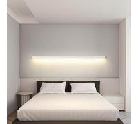 RKYRRKI Modern LED Wall Sconce - Long Aluminum Strip Light for Bedroom, Living Room, Corridor, Stairs & Porch - Stylish Linear Design, Simple Bedside Lamp, Ambient Lighting Solution