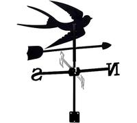 RKYRRKI Paleta de viento de metal para decoración de jardín, decoración de casa de campo con adorno de pájaro, paleta de viento para patio, veletas indicadoras de patio para patio