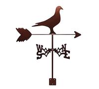 RKYRRKI Soporte decorativo de metal para techo de jardín, decoración de patio, indicador de dirección del viento, escena de granja, herramienta de medición para el hogar, manualidades, adornos