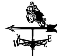 RKYRRKI Vana de viento para jardín, veleta de metal, para motocicleta, decoración de patio, kit de indicador de dirección de hierro fundido (estilo 4)