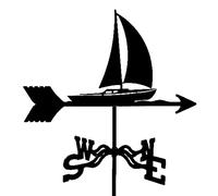 RKYRRKI Veleta decorativa con silueta de animal, adorno de metal para techo al aire libre, jardín, patio, decoración Weathercock - indicador de dirección del viento, estaca de jardín, paleta de viento