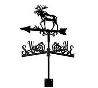 RKYRRKI Veleta decorativa para jardín, indicador de dirección del viento, herramienta de medición con patrón de pájaros, adorno decorativo para patio al aire libre