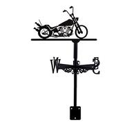 RKYRRKI Veleta retro para coche, motocicleta, para exteriores, techo, decoración de patio, indicando la dirección del viento (estilo 5)