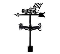 RKYRRKI Veleta retro para coche, motocicleta, para exteriores, techo, decoración de patio, indicando la dirección del viento (estilo 2)