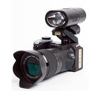 RKYRRKI Videocámara profesional con zoom óptico de 24X, cámara réflex digital profesional para fotografía, enfoque automático, 33 MP, tres lentes, 1080P, HD, videocámara digital para exteriores (sin