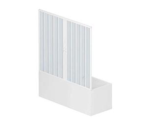 RL - Baño ducha plástico PVC 1600 mm Modelo Nina con abertura central.