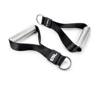 RL Grips Agarres Unilaterales para Poleas Gym | Pack 2 Manerales de Aluminio con Correa Reforzada para Máquinas de Cable, Gimnasio Profesional y Home Gym
