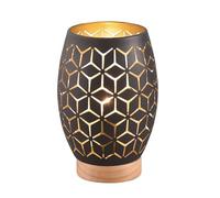 RL live your light Lámpara de mesa - amarillo dorado - negro - H 21 cm - metal