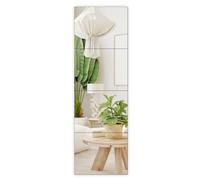 RLAVBL 4 Piezas Vidrio Espejos Autoadhesivos Pared, Espejos Decorativos de Pared Flexible y Fácil de Instalar, Espejo Pared, Ajuste para Armario, Salón, Baño y Dormitorio (35.6x28 cm)