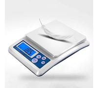 RLCJBMSUG Báscula de Cocina de 5 kg, báscula electrónica de 0,1 g para Hornear Alimentos, báscula de precisión para Medicina, báscula electrónica de Gramos (un Color: 3 kg/0,1 g)