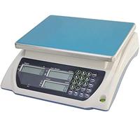 RLCJBMSUG Báscula electrónica de 3 kg/0,1 g, báscula contadora Industrial de Acero Inoxidable, báscula para Alimentos con Pantalla LCD, Unicolor, 15 kg/0,5 g