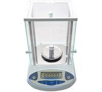 RLCJBMSUG Báscula electrónica Digital de precisión, balanza analítica de Alta precisión de 0,001 g con Parabrisas de Vidrio para Laboratorio, Farmacia, joyería, Planta química, 500 g/0,001 g