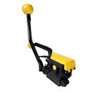 RLCJBMSUG Flejadora de Metal A-333, Manual, sin precinto, Herramienta de flejado, máquina de Embalaje combinada, 3 en 1, Tensor, sellador y cortadores de 13-19 mm