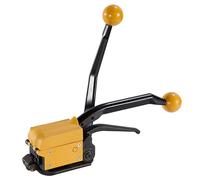 RLCJBMSUG Flejadora Industrial de Acero, flejadora Manual sin precinto para flejes metálicos de 13-19 mm x 0,38-0,58 mm, Herramienta de Embalaje Resistente para envíos y logística.