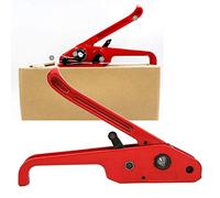 RLCJBMSUG Tensor de flejado, máquina Manual de flejado de Cinta, Herramienta combinada de Acero Rojo sin precinto, Hecha a Mano, para Pet de 16 a 19 mm, Puntas (Fafeicydrf54ap9z1-11)