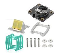 RLFNPHMHX Admisión M//a/n/i/f/o/l/d Bota y válvula de lengüeta Billet con kit de espaciador de lengüeta for Y//a//m/a/h/a 1988-2006 B/l/a/s/t/e//r 200 YFS200