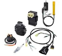 RLFNPHMHX Arnés de cables, encendedor, caja CDI, bobina de encendido, Kit de relé regulador de bujías for H//o//n//d/a 400EX TRX400EX 1999-2004