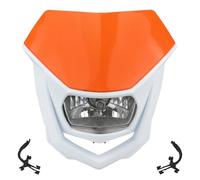 RLFNPHMHX Faro de motocicleta H/a/l/o/g/e/n, lámpara for H/o/n/d/a C/R/FS//u/z/u/k/i Y//a/m/a/h/a WR450 Enduro Motocross(Orange)