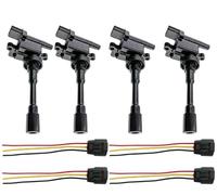 RLFNPHMHX MD361710 Bobina de encendido y enchufe for M/i/t/s/u/b/i/s/h//i S/p/a/c/e S/t/a/r L/a/n/c/e/r 1.6LM/i/r/a/g/e V 1.3 4Cyl 1.3L 1.6L 1.8L 2.0L 099700048(Coil and Plug)