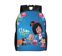 RLHRJEFZ Mochila novedosa de Cleo y Cuquin, ligera, de gran capacidad, para viaje, para portátil, mochila informal, regalo para niños y niñas