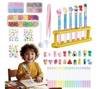 Rliocvhe 20 Laboratorio de Boligrafos,Fabrica de Rotuladores,Kit de Creación de Bolígrafos con 68+ PCS,Manualidades Niños 5 6 7 8 9 10 años, Juego Creativo Infantil, Regalo Juguetes para Niños y Niñas