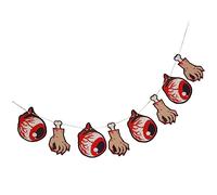 RLKHXBS 1set Halloween Decorations Bunting Flag Creative Paper Garland for Home Parties Lightweight and for Festival and Carnival Decor Easy to