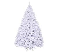 RLKHXBS Artificial 4 5 6 7 8 Pies Apagado con Cremallera Efecto Nieve con Soporte De Metal Fácil Montaje para Decoraciones Navideñas-240 Cm Día De Conmemoración