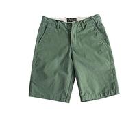 RLKHXBS Casual Shorts Men Thin Breath Cool Summer Shorts Cotton Work Shorts Flat Front Solid Color Men Clothing Bottoms