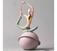 RLKHXBS Decoración de Yoga de Mesa Figuras de Pose de Yoga, Estatua de Yoga para Zen, meditación, Ideas de Regalos de yogui Entrada de vinos Gabinete de televisión Decoración de la Sala de decoración