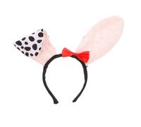 RLKHXBS Dog Ear Headband Head Band The Animal Headbands Headband Dalmatian Costume Women Dalmatian Ears Women Dalmatian Costume Ears Halloween Animal Ears Adult Dog Ears Red Cloth