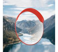 RLKHXBS Espejo de Seguridad con ala, Espejo de Esquina para Punto Ciego, Espejo de tráfico, Espejo de Esquina de Garaje, Espejo de Seguridad con Carcasa de ABS, Resistente al Agua y fácil de Limpiar