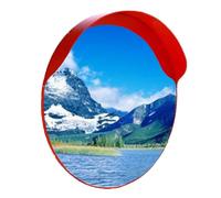 RLKHXBS Espejo de Seguridad para PC, Espejo de Esquina con Punto Ciego para Pared, Carcasa de ABS, Espejo de tráfico, Espejo de Seguridad Vial, Exterior, para estacionamientos, intersecciones