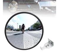 RLKHXBS Espejo de tráfico Convexo, Espejo de Esquina, Espejo de Seguridad con Soporte de Montaje Ajustable, Espejo de Punto Ciego para Entrada, Gran Angular Ajustable, para Garaje, almacén, Oficina