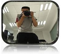 RLKHXBS Espejo de tráfico Convexo Lente Gran Angular de tráfico, Espejo de Seguridad Convexo, Espejo de monitoreo de Carreteras, Vidrio Gran Angular Rectangular para Seguridad o Tienda en entradas,