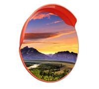 RLKHXBS Espejo de tráfico Vial, Espejo de Seguridad Giratorio, Espejo de Esquina, Espejo de Seguridad, para giros Cerrados, intersecciones