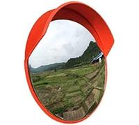 RLKHXBS Espejos de seguridad convexos Espejo de tráfico convexo en la carretera 60 cm, resistente a la intemperie, espejo de seguridad convexo no deformado, espejo giratorio para cruce de caminos para