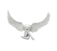 RLKHXBS Estatua de ángel Escultura Obra de Arte Regalo Ideal decoración Ornamento para Mesa Mujeres Oficina Interior Exterior jardín,