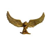 RLKHXBS Estatua de ángel Escultura Obra de Arte Regalo Ideal decoración Ornamento para Mesa Mujeres Oficina Interior Exterior jardín, Oro