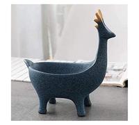 RLKHXBS Estatua de Mesa Resina Resumen Figuras de Ciervos Caja de Almacenamiento Key Organizador Accesorios de decoración del hogar Estatuas de decoración del jardín