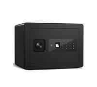 RLKHXBS, Fireproof Seguridad Impermeable Gabinete Digital Huella de Huella Digital Seguridad electrónica de Bloqueo, 4 Formas de desbloquear, 35x25x25cm (Color: Negro) para Home Office (BLA