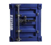 RLKHXBS, Fireproof Waterproof Deposit Cabinet s for Retro Iron s for Locker Display Cabinet es Digital - Red - 40X38X48cm me Office Cash Us (Navy B (Cyan
