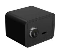 RLKHXBS, Fireproof Waterproof Deposit s Security, Electronic Password Key Cabinet Home Office - Cash for ID Papers, A4 Documents, Laptop Computers - 35X28X25c (Bla
