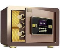 RLKHXBS, Fireproof Waterproof s Home and Lock ES Bloqueo de contraseña electrónica, para almacenar cheques de Efectivo, Documentos, Objetos de Valor, 25x35x25cm/9.8x13.8x9.8in Strong Smart Hous