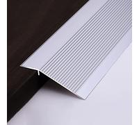 RLKHXBS Floor Transition Strips Uneven Flooring, Extra Wide 10cm Carpet Edge Trim Metal Threshold Strip with Groove, Anti Skid Doorway Reducer Easy to Install