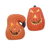 RLKHXBS Halloween Decoration Lights Led Pumpkin Lantern Skull 4 Pack Halloween