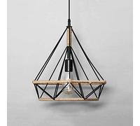 RLKHXBS Indoor Chandelier, Creative Hollow Hemp Rope Hanging Lamp, Retro Industrial Style Wrought Iron Chandelier, Lamp Holder, Ceiling Pendant Light, Cafe Bar Decoration Lighting Fixture