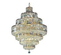 RLKHXBS Indoor Chandelier, Crystal Chandelier Chrome Chandeliers Lighting Chandeliers