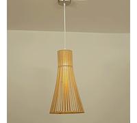 RLKHXBS Indoor Chandelier, Hand-Woven, Open Style Pendant Lamp, Lampshade, Height Adjustable, Ceiling Lamp, Lighting Fixtures for Teahouse, Villa and Clubhouse